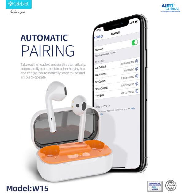 Celebrate TWS W15 True Wireless Stereo Headset - Image 3