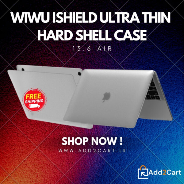 13.6 inch macbook air wiwu ishield hard shell case